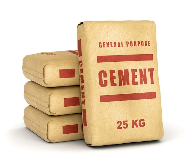 Bolsas de cemento para materiales de construcción